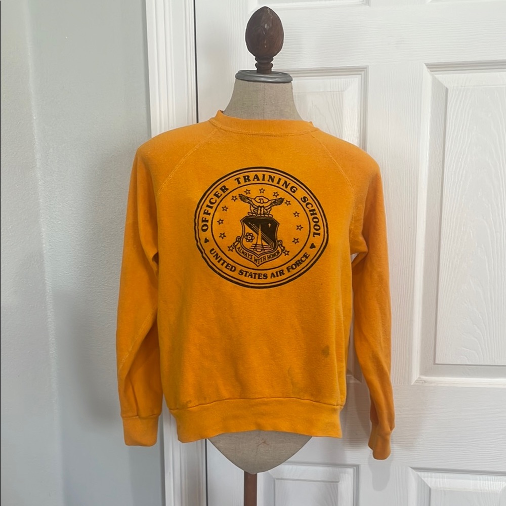 Vintage 80s Officer training school United States Air Force OTS Sweatshirt M